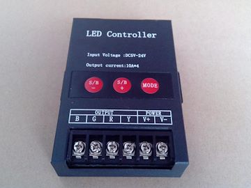 5V-24V七彩四路控制器 LED七彩四路控制器 RGBY控制器